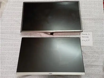 پک 2 عددی مانیتور LG و AOC به ترتیب24 و 23 اینچ - شکسته