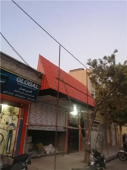 نصب سقف شیروانی سقف ویلا سردر نما و لمبه و آلاچیق