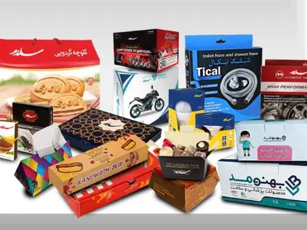 چاپ جعبه و کارتن+ طراحی اختصاصی