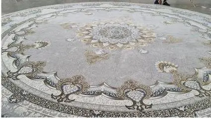 فرش ماشینی گرد بزرگ