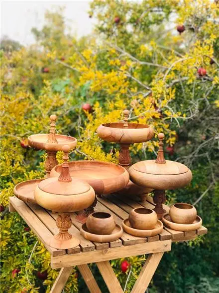 عمده تولید ظروف چوبی