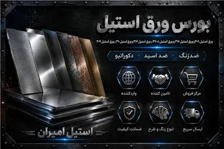 فروش ورق استیل در الیاژهای مختلف