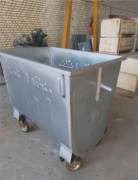 تولیدکننده سطل زباله گالوانیزه 1100 لیتری