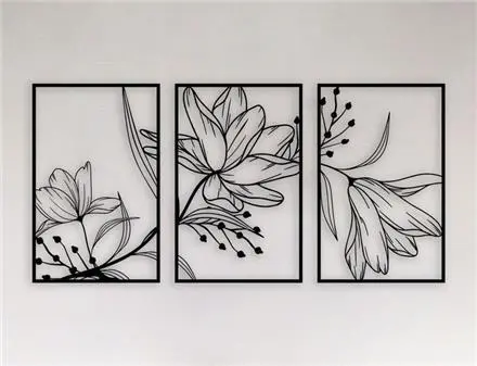 تابلو های فلزی مینیمال line art