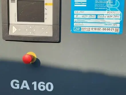 فروش کمپرسور 27 متری اطلس کپکو GA160