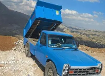 حمل نخاله نیسان کمپرسی وانت مصالح ساختمانی کارگر