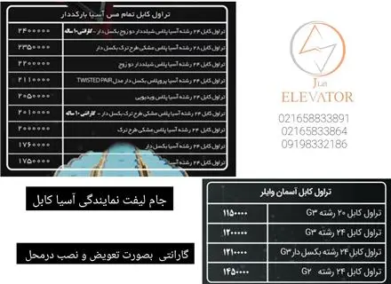 فروشگاه لوازم آسانسور لیفت جام