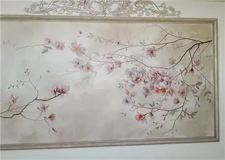 پتینه کاری. نقاشی داخلی . نقاشی هنری.میگروسمنت