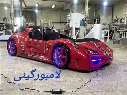 تخت خواب طرح ماشین اراد چوب