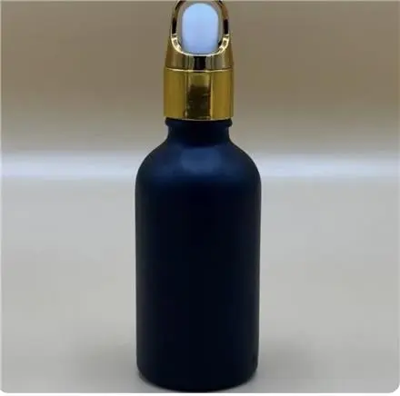 شیشه دارویی قطره ای قهوه و مشکی مات