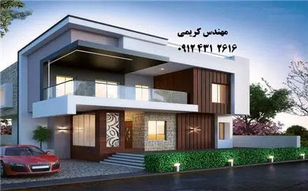 نقشه کشی و طراحی ویلا دماوند