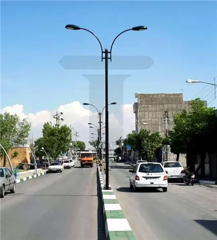 پایه چراغ روشنایی لوله ای تلسکوپی