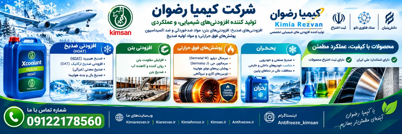 پکیج افزودنی ضدیخ OAT کیمیا رضوان
