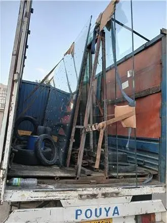 خاور حمل شیشه دوجداره ‌خام سکوریت