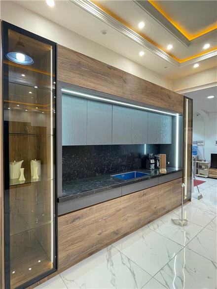 تولید درب کابینت شیشه دکو فیکس در اهواز و خوزستان