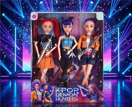 ست عروسک موزیکال K-POP DEMON HUNTERS