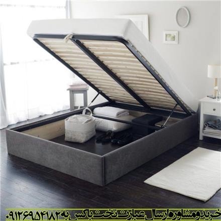 تختخواب دو نفره و تکنفره فلزی جک دار