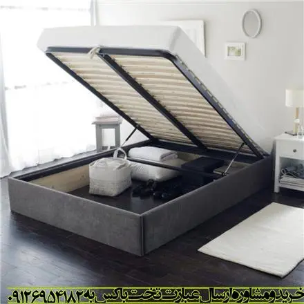 تختخواب دو نفره و تکنفره فلزی جک دار