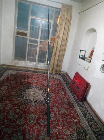 2 عدد چوب و موتور لنسر ماهیگیری