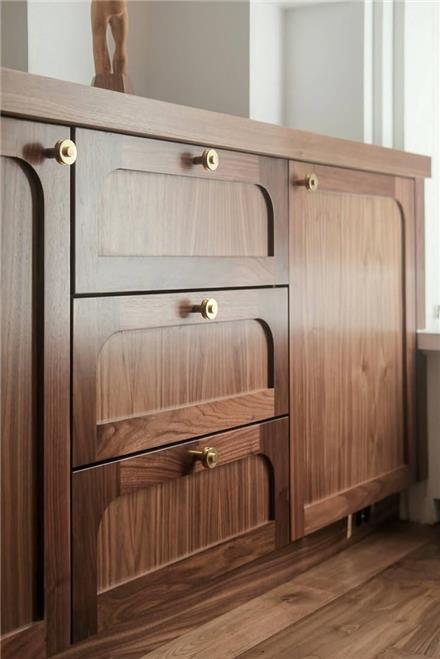 درب کابینت تمام چوب