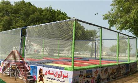 ترامپولین شهربازی جامپینگ تخته فنر