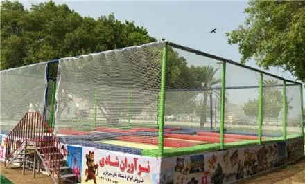 ترامپولین شهربازی جامپینگ تخته فنر