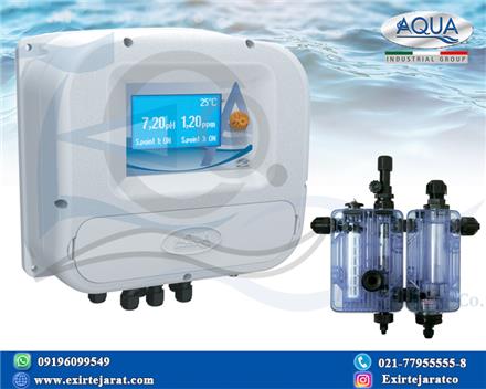 فروش کنترلر کلر و آنالایزر به همراه سنسور Aqua ایتالیایی
