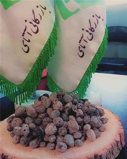 فروش پوکه معدنی سفید و سیاه شهر انار بستان آباد