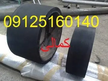 روکش لاستیکی چرخ های صنعتی توپر