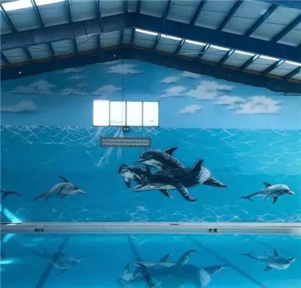 دیوار نویسی ، نقاشی مدارس و مهد ، نقاشی باغ ویلا