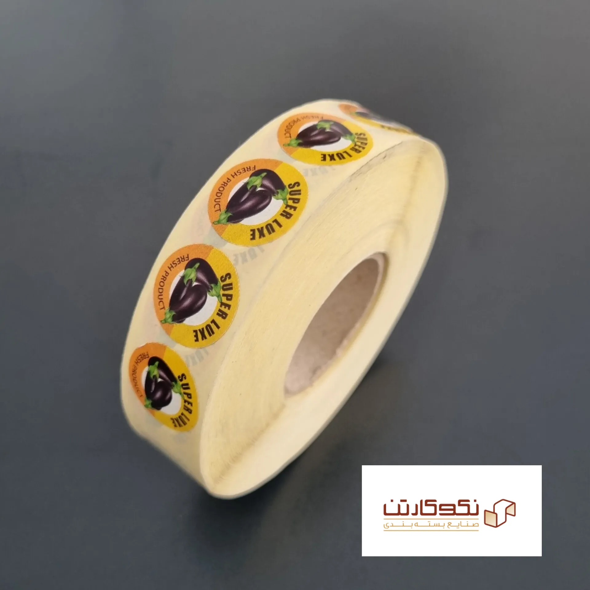 کارتن بادمجان صادراتی،  لیبل بادمجان