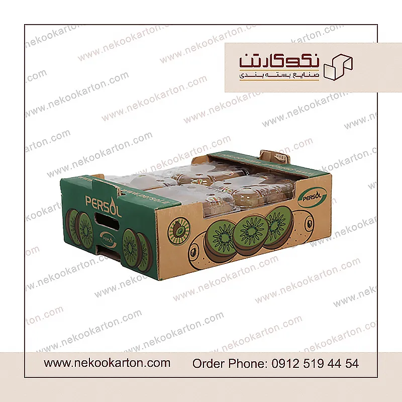 کارتن کیوی صادراتی  لیبل کیوی