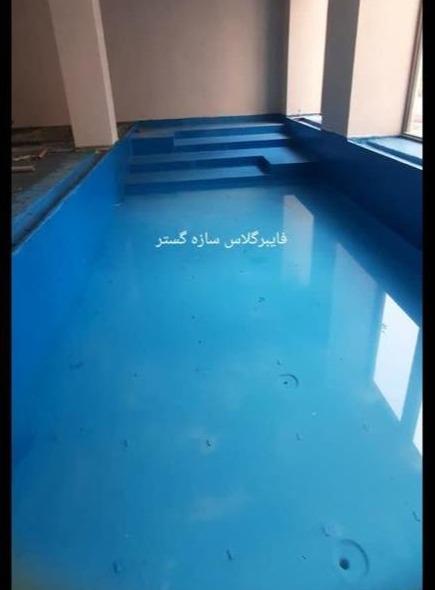 آببندی استخر و جکوزی روف گاردن . فلاورباکس . با (FRP)