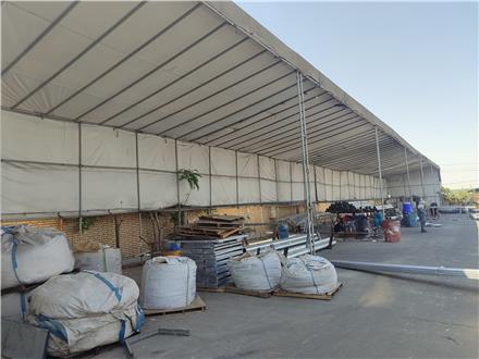 کرایه چادر فروتن چادر نمایشگاه نصب چادر برزنتی