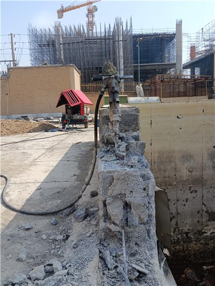 اجاره کمپرسور بادی ثابت و سیارکاتر برش تخریب بتن