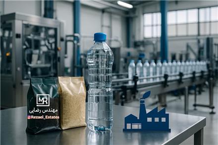 فروش کارخانه اب آشامیدنی و بسته بندی در گیلان